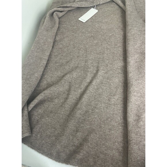 Aha Selected Duster Cardigan Sweater Open Long Womens One Size Brown Super Soft - Picture 3 of 9